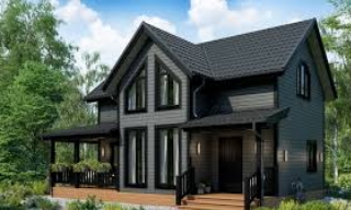 Проекты каркасных домов с террасой от 3618 рублей | Строй-Брз
